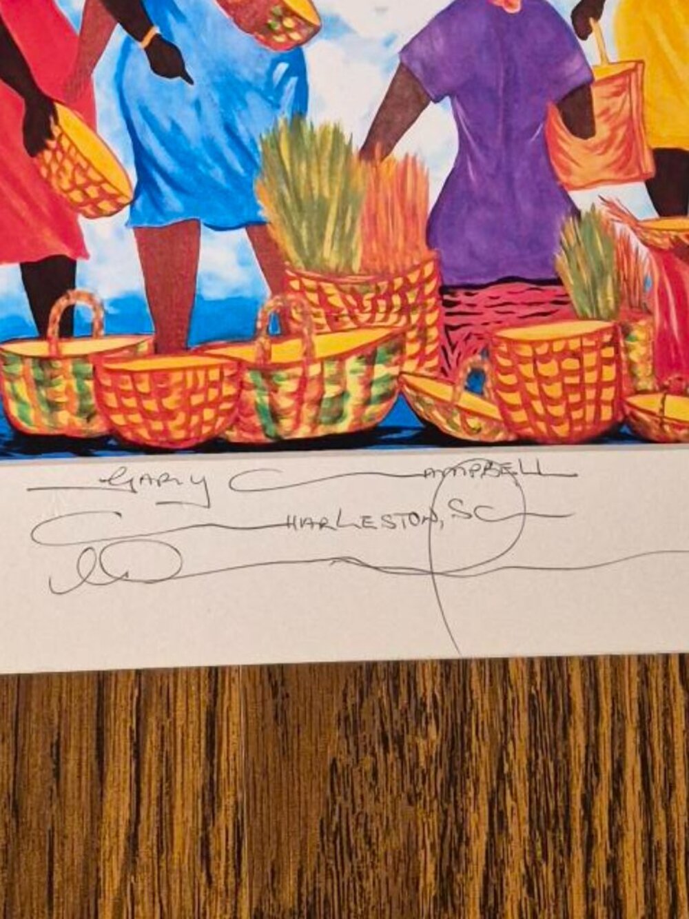 Signed Artist Print by Gary W. Campbell, Pawleys Island, SC - Picture 3 of 7